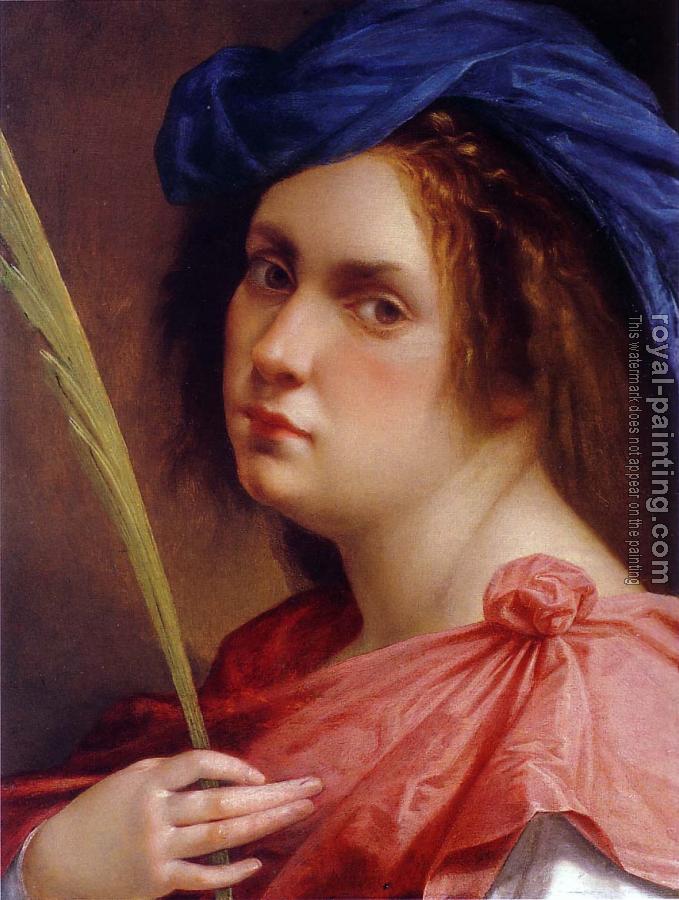 Artemisia Gentileschi : Self-Portrait as a Female Martyr